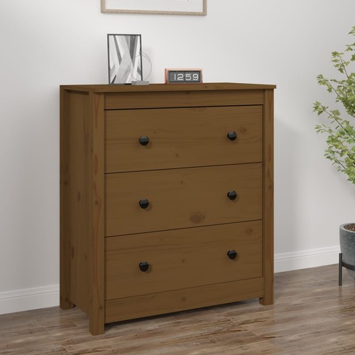 Buffet blanc 40x35x80 bois - 40x35x80, cm